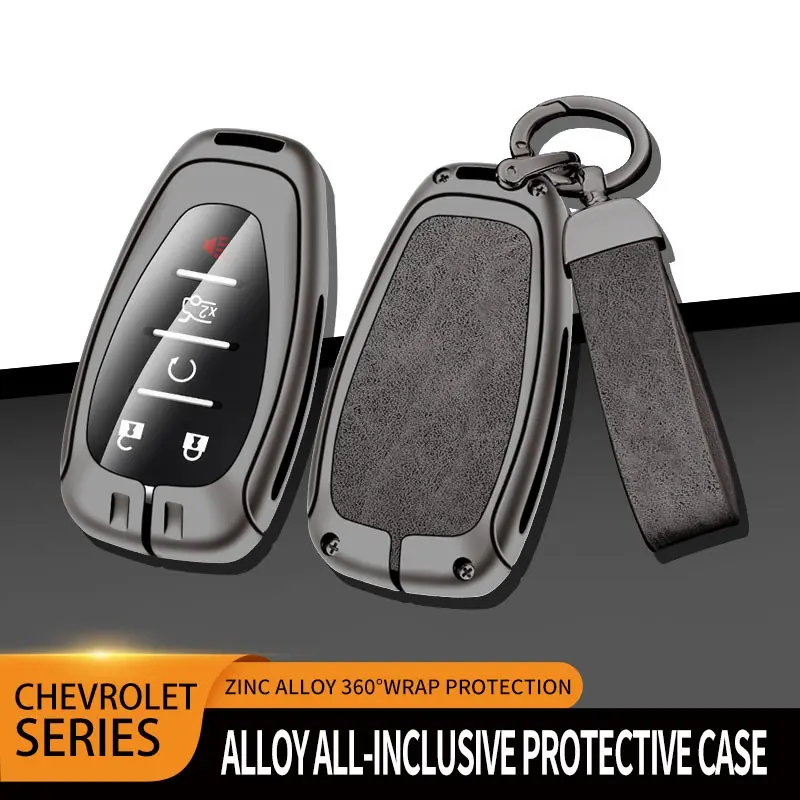 Car Remote Key Case Cover Shell for Chevrolet Models, Durable Protection for Cruze, Spark, Camaro, Volt, Bolt, Trax, Malibu, Captiva, Equinox, Tracker, Aveo, Lova