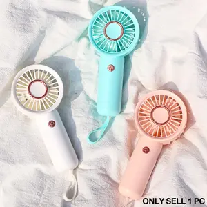 Portable Handheld Fan, 1pc USB Rechargeable Fan, 3-speed Wind Speed Mini Fan, Small Personal Fan for Women Makeup, Outdoor, Travel, Office, Bedroom