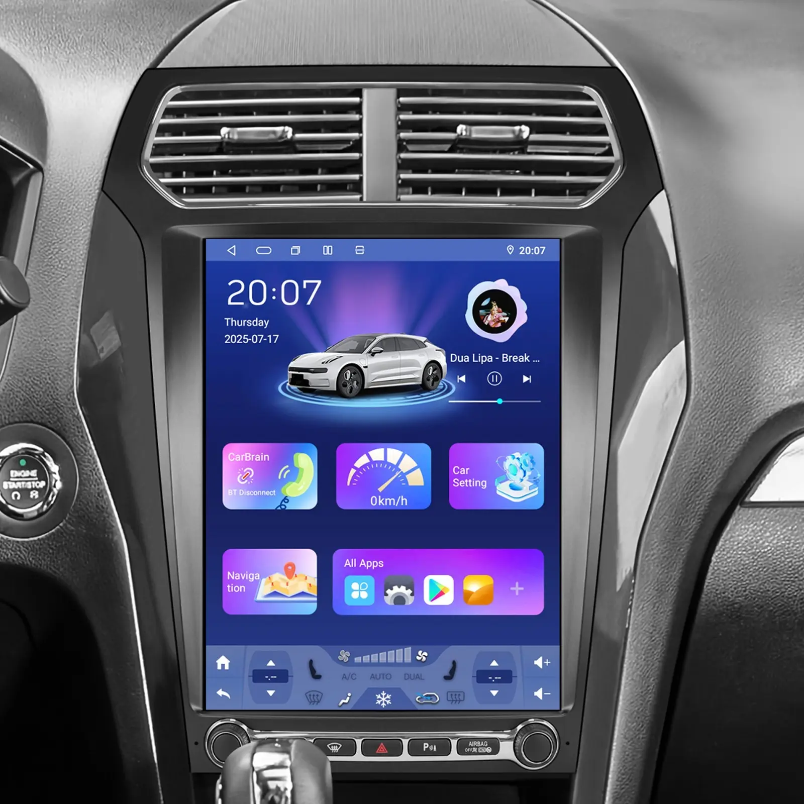 Car Stereo Wireless Android auto 12.1" 8Core 4+64GB For Ford Explorer 2011-2019 Radio Stereo Navi Carplay GPS Touch Screen with WiFi