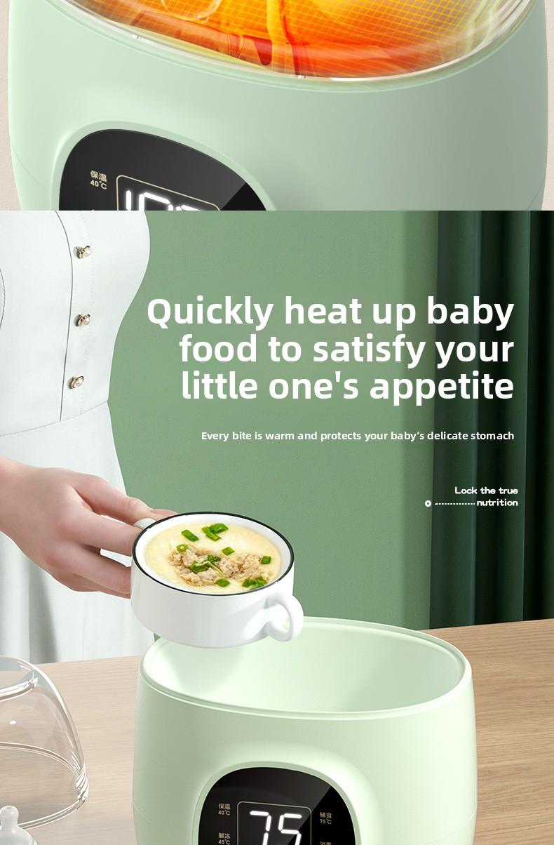 Newborn 2-in-1 bottle warmer for heating breast milk, baby bottle warmer, constant temperature milk warmer, sterilizer