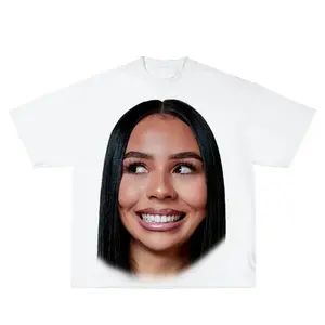 Free Thug Mariah The Scientist Inspired Vintage Graphic T-shirt Heavy Cotton Tee Basketball 90 s Styled Shirt Hiphop Vibes Y2K Aesthetic Throwback Classic Big Face Celebrity Tee casual graphic tee,top