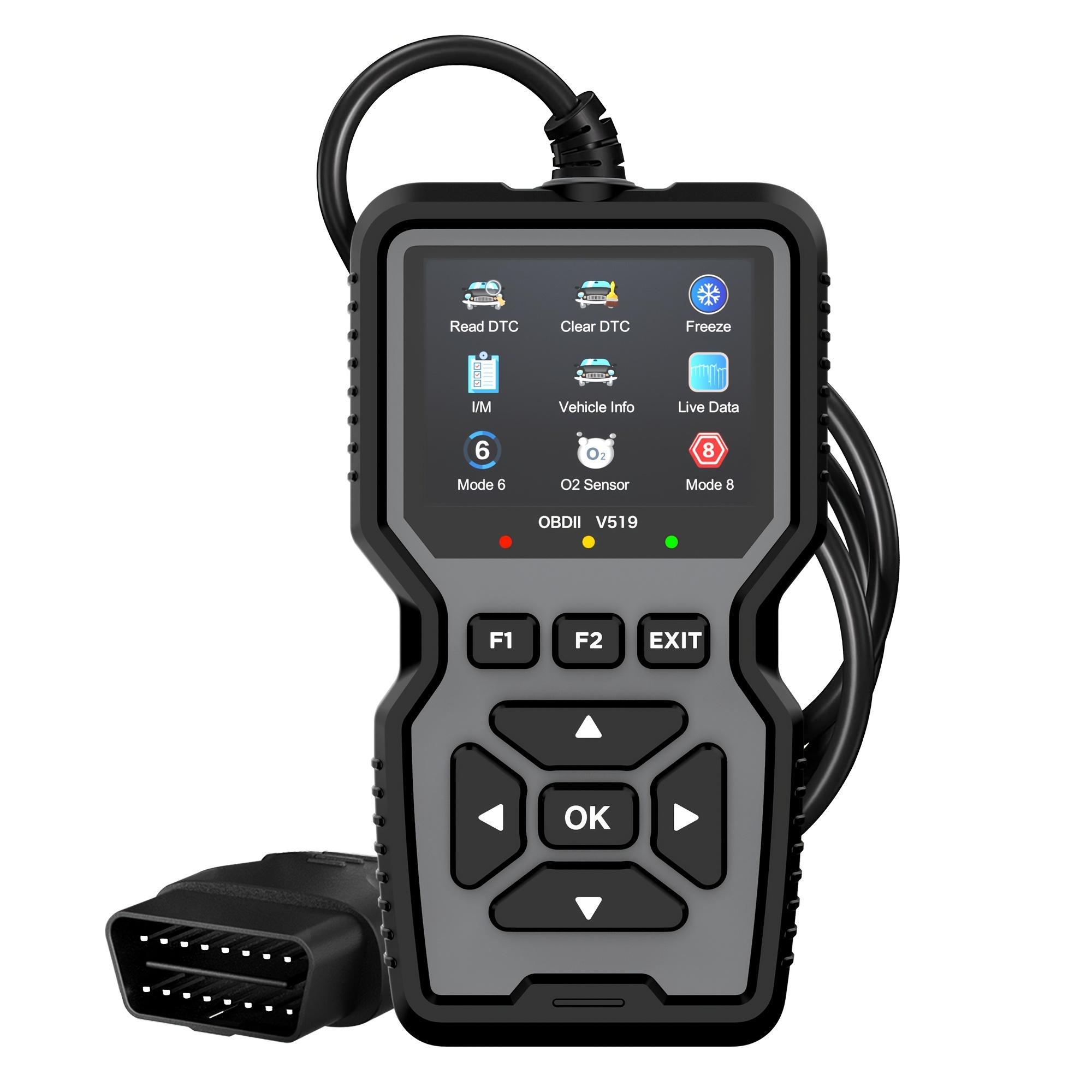 OBD2 Scanning Diagnostic Tool | Professional Engine Code Reader And Reset | Real-Time Data Diagnostic Reading Tool