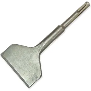 3" Wide SDS Plus Chisel Tile Removal Tool SDS Chisel Drill Bit for Wall Floor Thin Layer Removal Slotting Renovation Spatula Tool (3" X 6.5")
