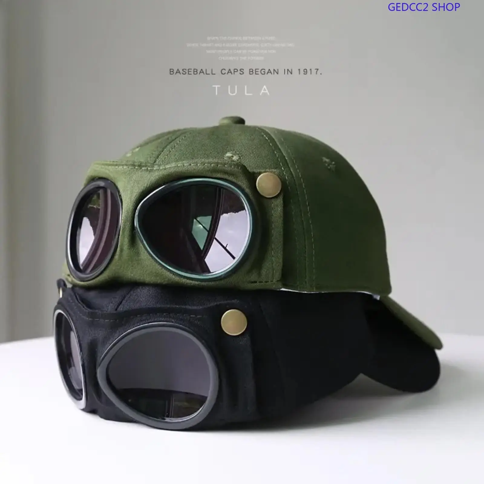 Men's Korean Style Pilot Baseball Cap, Glasses Friendly Curved Visor Hat, Casual Sun Protection Cap for Spring Summer, Lightweight Fitted Streetwear Hat