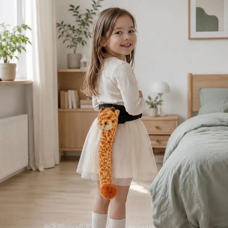 Realistic Animal Tail Role-Playing Party Supplies, Plush Toy for Halloween Gifts, Perfect for Friends and Festive Celebrations