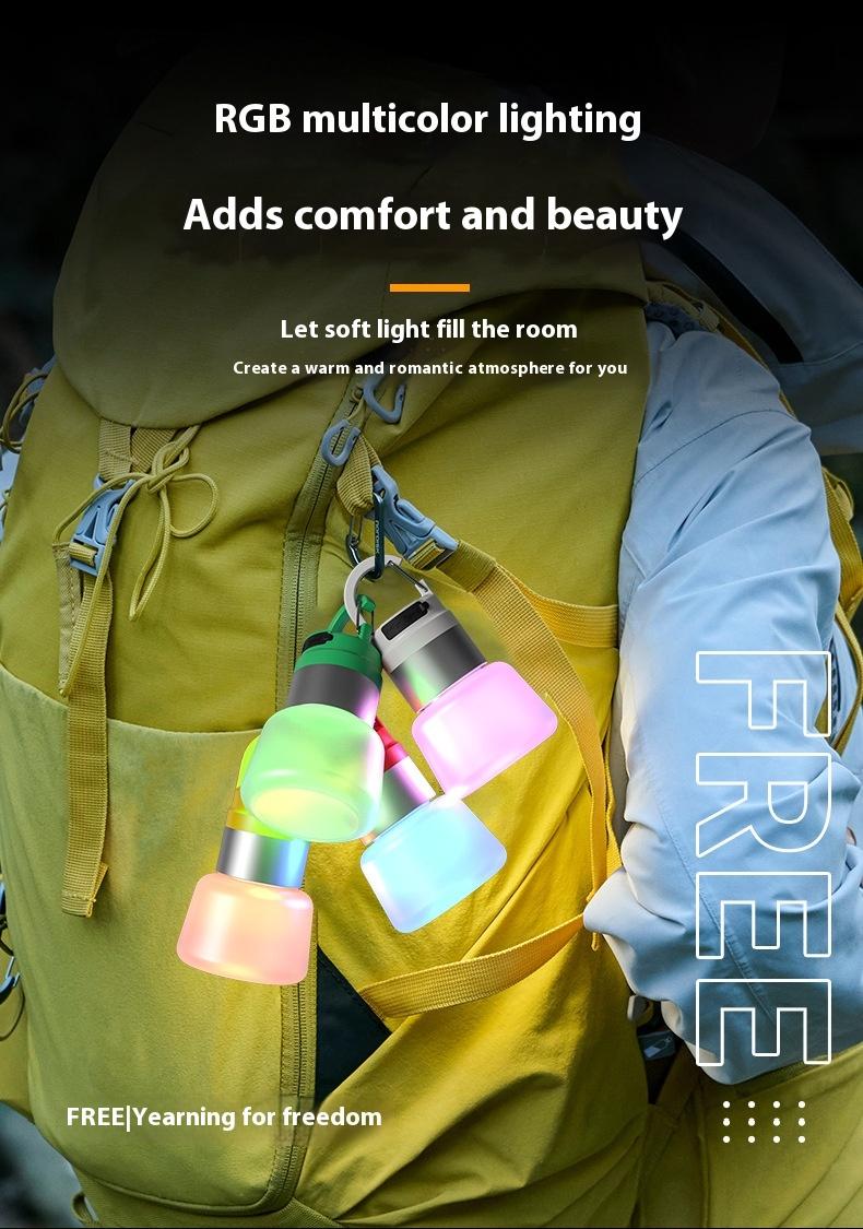 fast  shipping  items Bright LED Emergency Lanterns Lightweight and portable, tent party, outdoor lighting, romantic atmosphere, creative multi-functional color water bottle light, camping outdoor atmosphere light, flashing signal mode, waterproof, long b