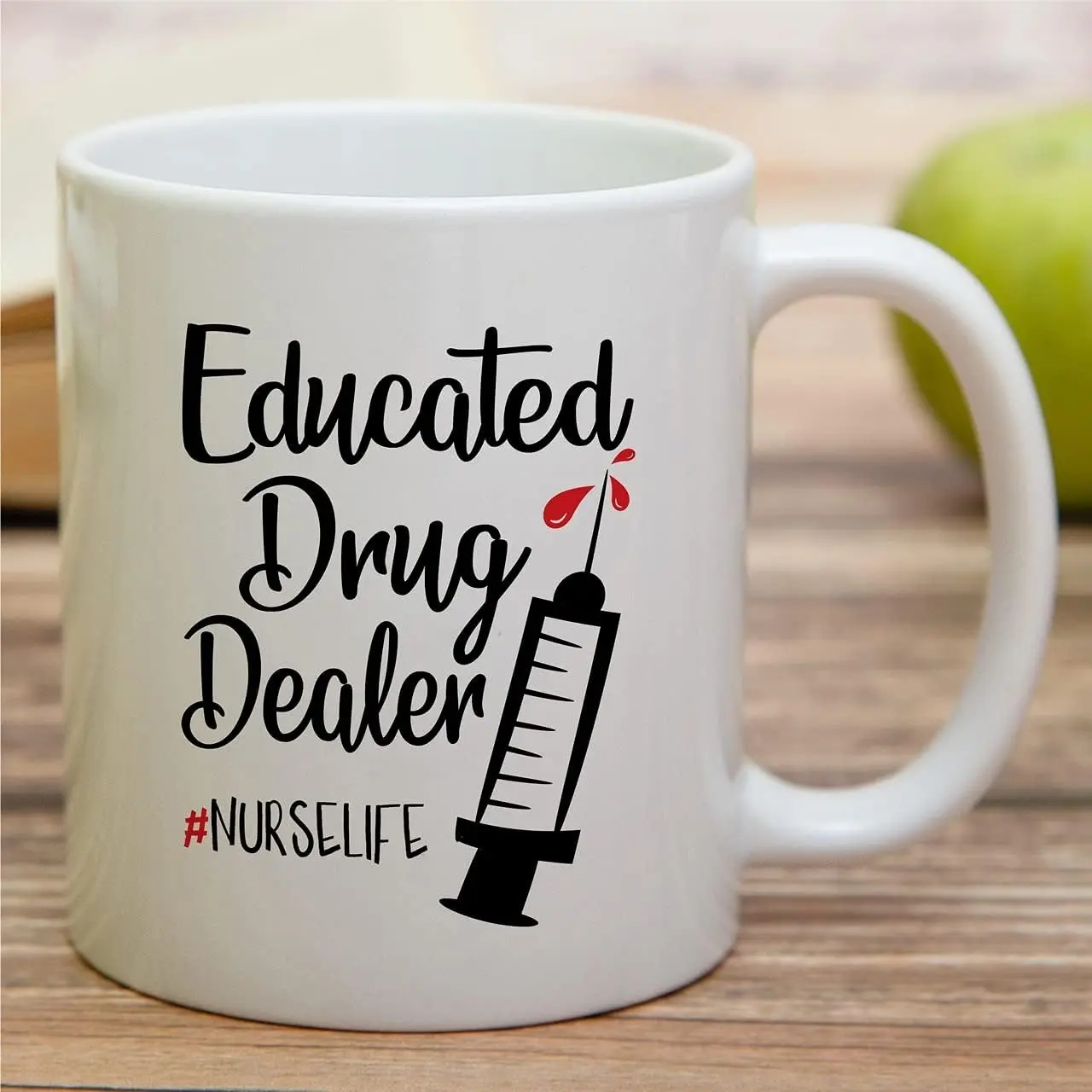 Funny 11 Oz Ceramic Coffee Mug for Nurse Pharmacist Drug Dealer Gift Sarcasm Inspirational Thank You Birthday Present for Him Her Friend Coworker