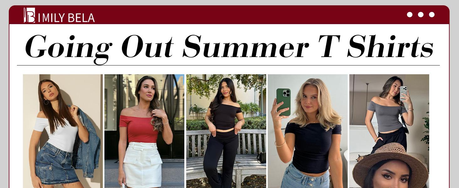 Womens Off The Shoulder Tops Summer Short Sleeve Slim Fit T Shirts Sexy Y2k Going Out Crop Tops Womens Off The Shoulder Tops Summer Short Sleeve Slim Fit T Shirts Sexy Y2k Going Out Crop Tops