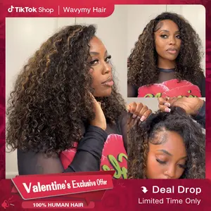 [3 IN 1 HALF WIG] Wavymy Water Wave Half Wig Seamless Flip Over Wig Beginner Friendly No Lace No Glue 100% Human Hair