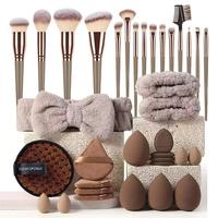 35 pieces, coffee color