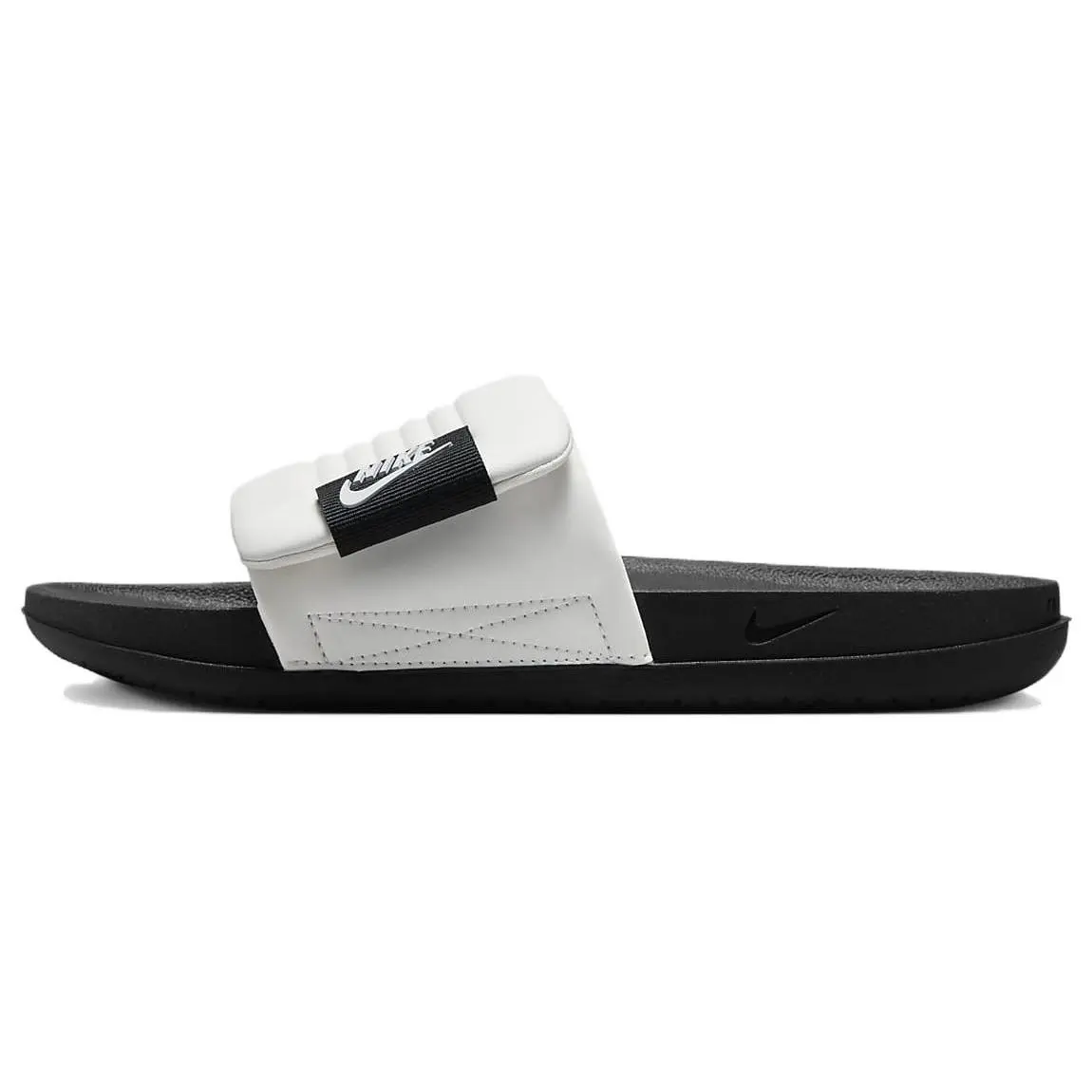 Nike Offcourt Comfort Slides for Men in Black and White Verifiable, with credentials and supporting global authentication