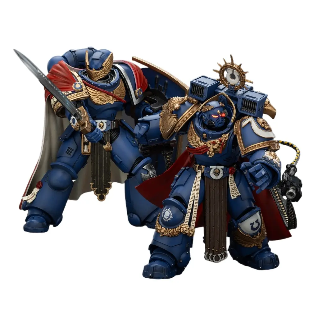 HiPlay JOYTOY Warhammer Ultramarines Marneus Calgar Chapter Master&Victrix Honour Guard 1/18 Action Figures