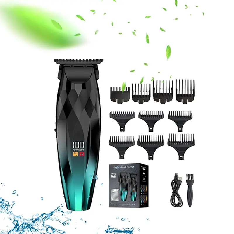 New Home Professional Men's Blade Hair Clipper Cordless Electric Hair Clipper Stainless Steel, Suitable for Festival Gifts