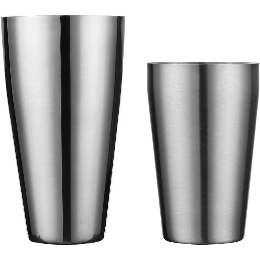 Shaker by , Professional Stainless Steel  Shaker Set, including 20oz Unweighted & 28oz Weighted Shaker Tins
