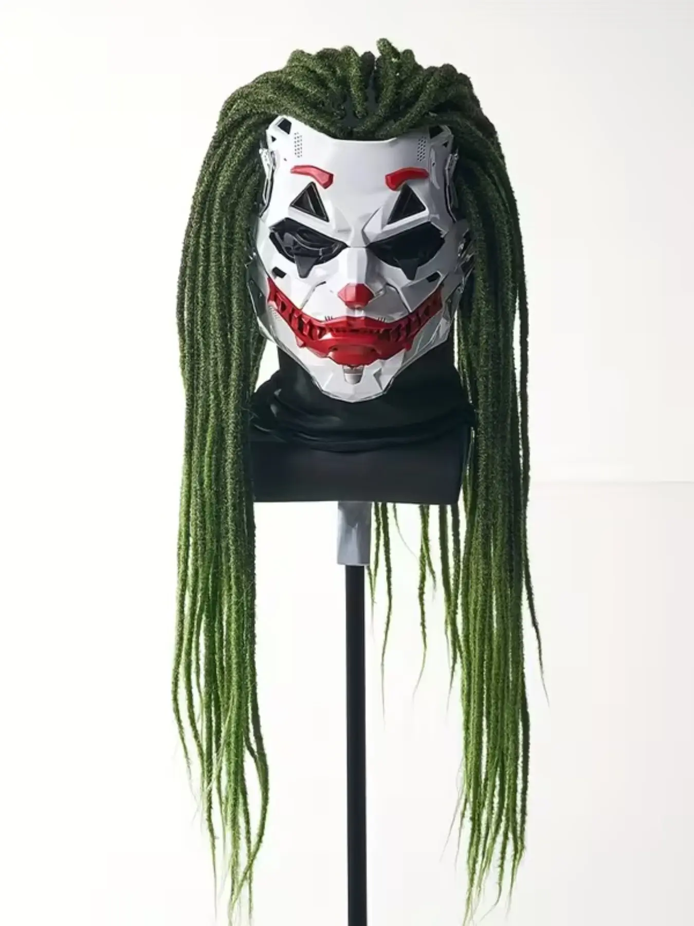 Halloween Clown Role Play Mask, Clown Mask for Halloween Party Costume Props, Makeup Ball Carnival Party Mask, Fun Halloween Accessory