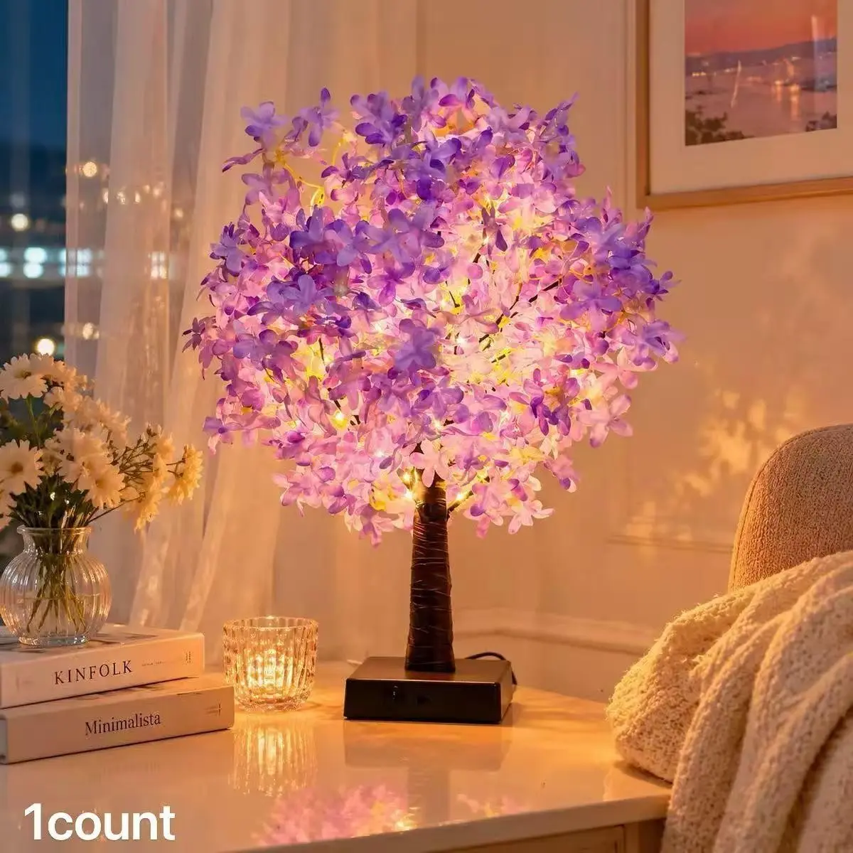Dreamy Mini Tree Lamp, High-End USB-Powered Warm Light LED, Perfect for Bedroom, Home Decor, Christmas, Birthday Parties, Decorative Led Lights