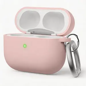 AirPods Pro 2nd/1st Headphone Earbuds Case, 360° Full Protection, Soft Silicone, Scratch-Resistant, Shockproof, Dirt-Proof, Keychain Included