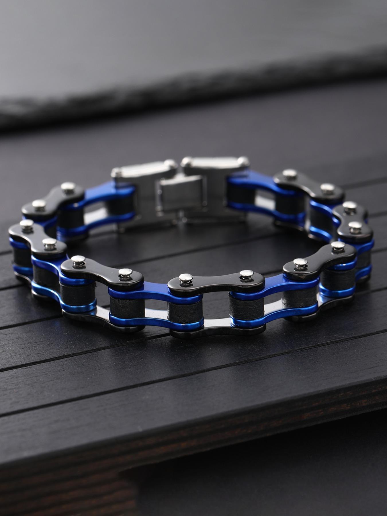 Punk Style Chain Summer Bracelet, Versatile Accessory, Fashionable Hand Jewelry for Men for Party, Daily Clothing Decor, Trendy Bracelet Design Hand Chain Jewelry for Birthday Gift, Gf and Bf Bracelets, Exquisite Trendy Bracelet