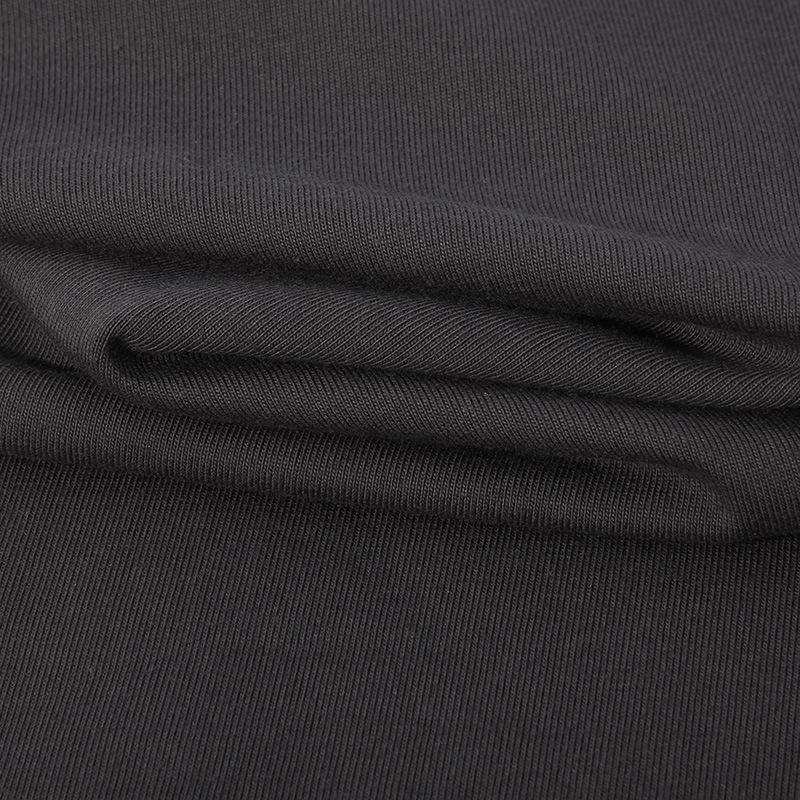 260g Combed Cotton Drop Shoulder T-Shirt For Men, Heavyweight Solid Color Crew Neck Short Sleeve Lightweight Top