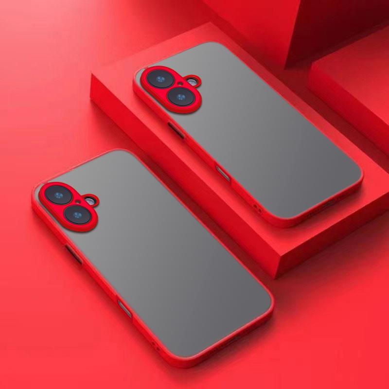 Shockproof Phone Case, 1 Count Matte Phone Cover, Phone Protective Cover, Casing Compatible with iPhone 16 15 14 13 12 11 Pro Max Plus Pro Mini 7 8 Plus SE