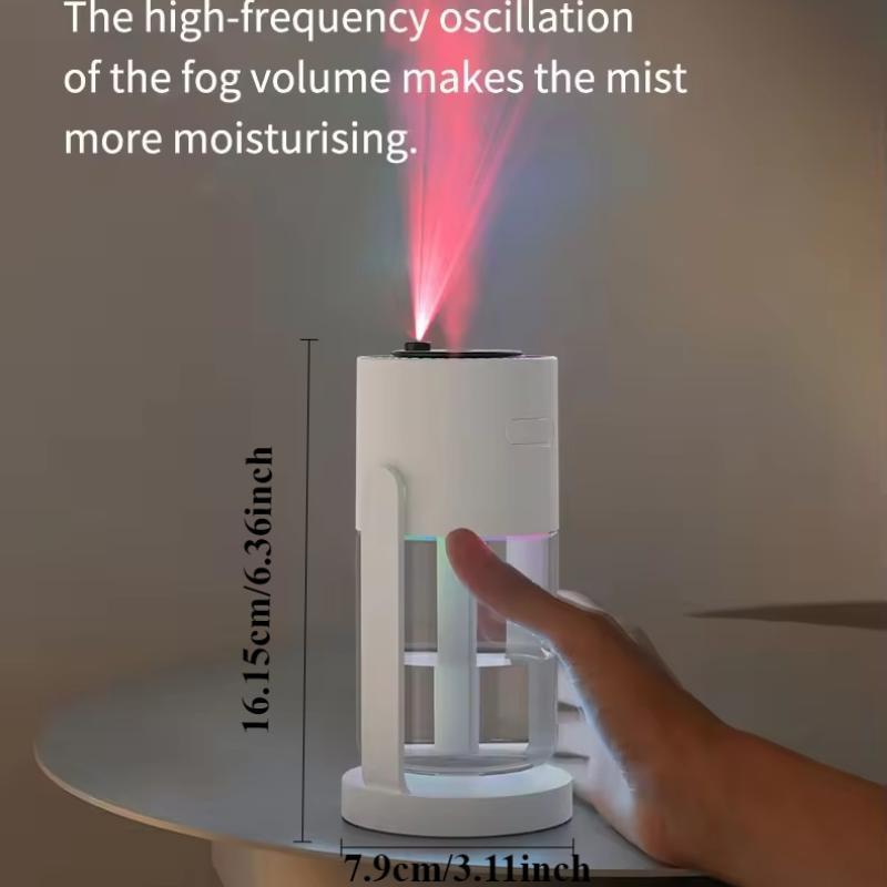 USB Powered Starry Sky Projector Cool Mist Humidifier, 1 Count Rotatable Car Air Humidifier, Household Air Humidifier for Home & Car Use