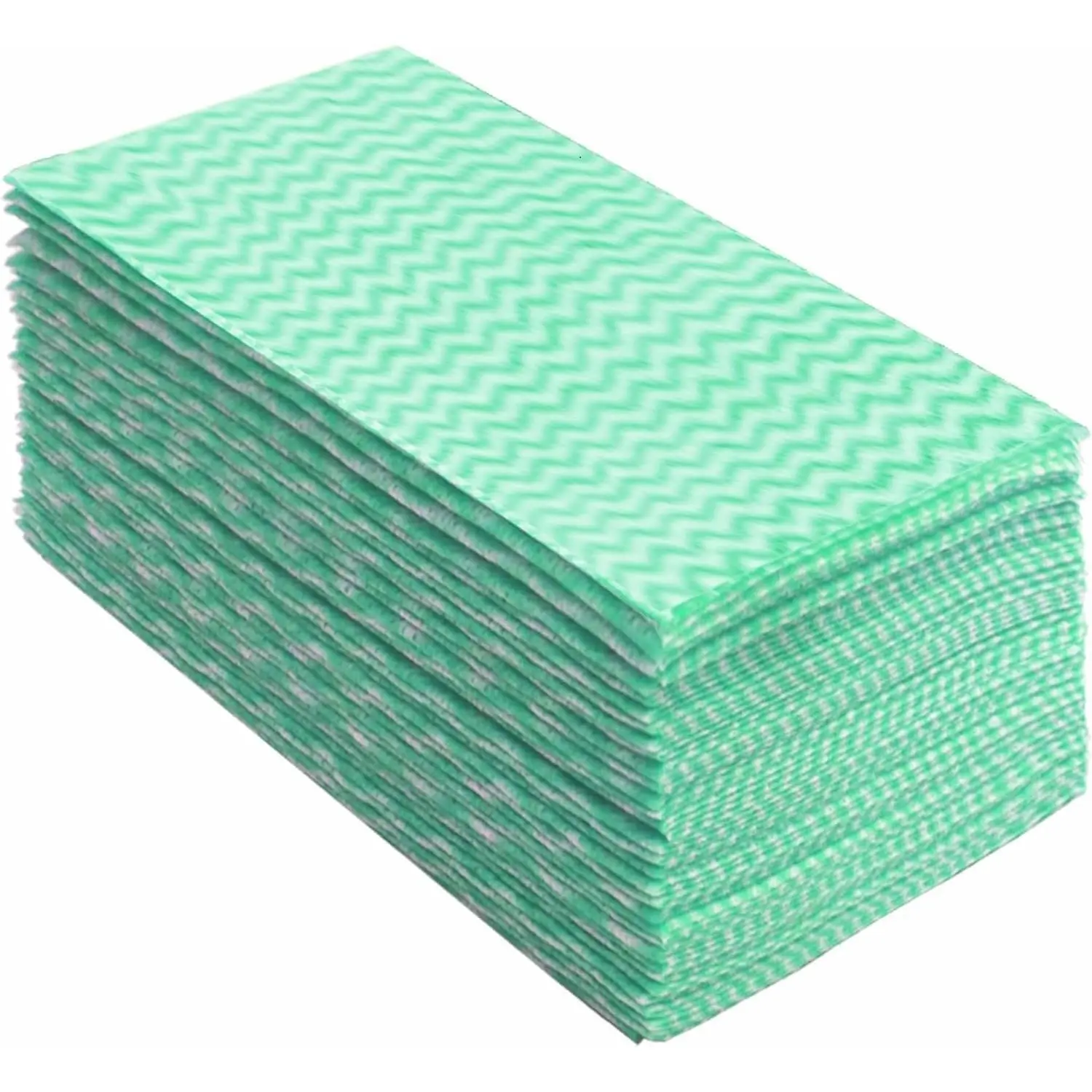 Cleaning Towels Handi Wipes  Cloths Disposabel Dish Cloths Dish Towels Dry Handy Wipes Big Durable Absoebent 40 Count, Green
