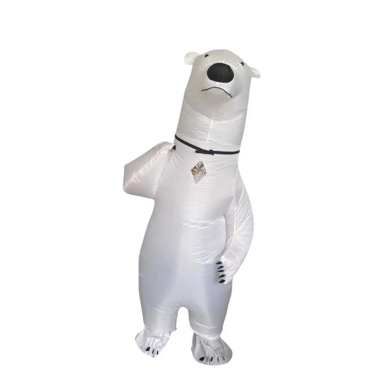 Polar Bear Inflatable Costume, Outdoor Activity Wear, Halloween Party Dress-Up, Funny Adult Costume, Festive Event Props