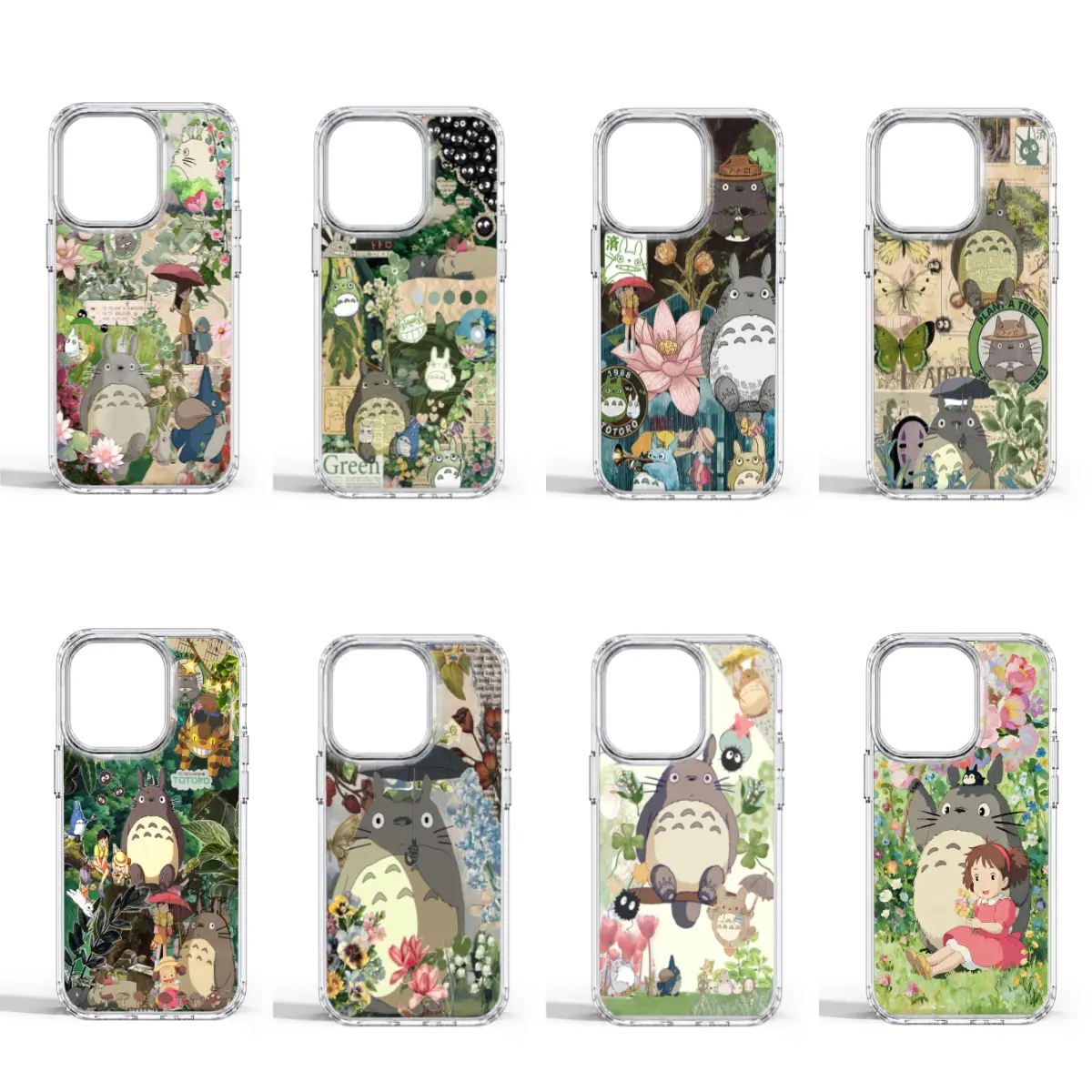 Cute Anime My Neighbor Totoro MagSafe Phone Case - Hayao Miyazaki Classic Heartwarming Movie Themed Casing for iPhone 11,12,13,14,15,16,17 Pro Max Plus Air - Protective Shell for Smartphone,Cellphone,Handheld Devices - Exquisite Fan Gift, Movies
