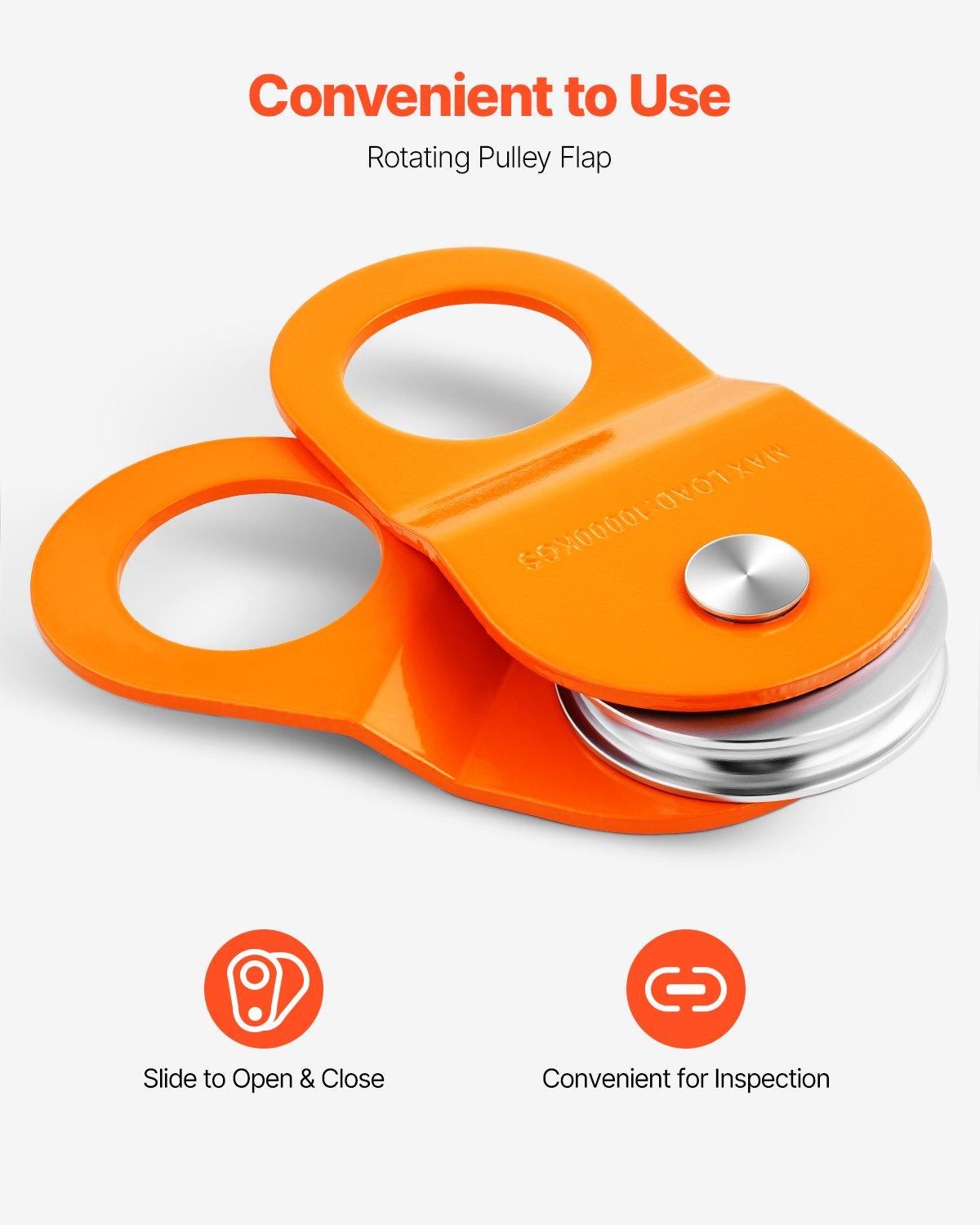 VEVOR 10 T Winch Snatch Block, 22,000 lbs Capacity Block and Tackle Pulley System, Work with 0.4" - 0.55" Rope, Winch Hook Accessories, Heavy Duty Offroad Recovery Accessory for Truck Tractor ATV UTV VEVOR 10 T Winch Snatch Block, 22,000 lbs Capacity Block and Tackle Pulley System, Work with 0.4" - 0.55" Rope, Winch Hook Accessories, Heavy Duty Offroad Recovery Accessory for Truck Tractor ATV UTV