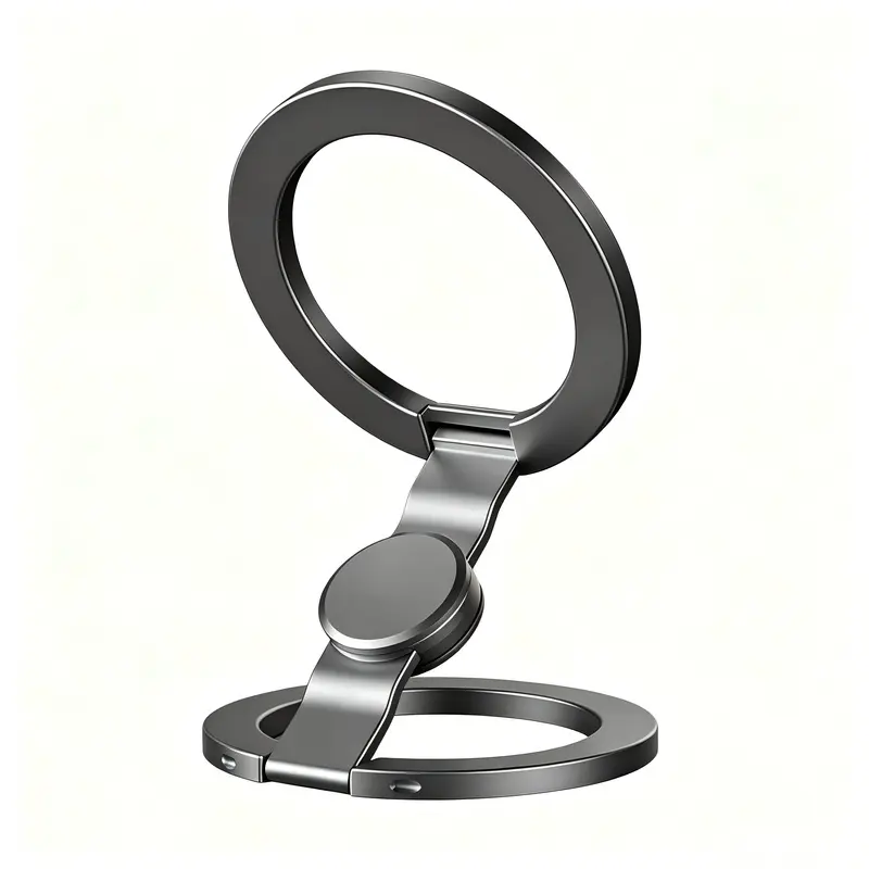 Dual-Sided Magnetic Fidget Spinner Stand, 2 in 1 Combo Magnetic Phone Holder & Fidget Spinner, 360 Rotatable Foldable Magnetic Cell Phone Mount Compatible With All Smartphones