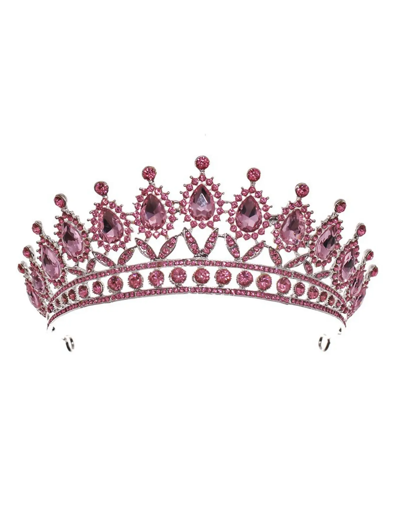 Princess Crown Performance Runway Alloy Rhinestone Headpiece European and American Bridal Headdress Hair Accessory