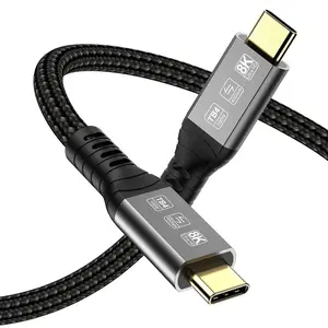 3.3ft USB 4 Cable for Thunderbolt 4, 40Gbps USB-C to USB C Cable Supports 8K 60Hz Video, 100W PD Compatible with Thunderbolt 4/3, USB4/3, Type C