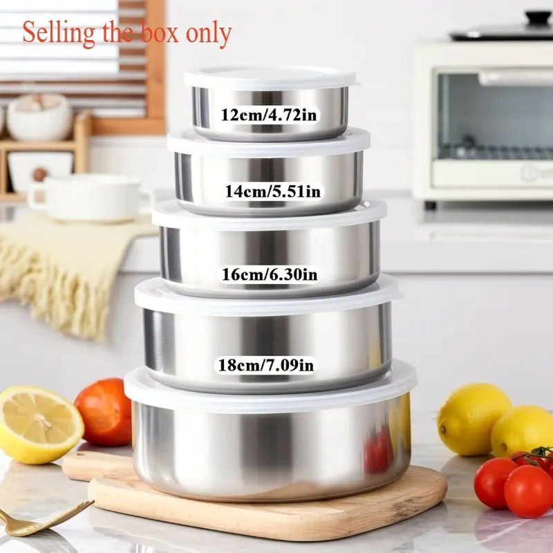 Food Storage Container Set with Lids – Reusable, Leak-Proof, Airtight Canisters; Suitable for Vegetables, Fruit, and Kitchen Essentials; Ideal for Camping, Picnics, and School; Perfect for Back-to-School, Graduation, or Summer Use.
