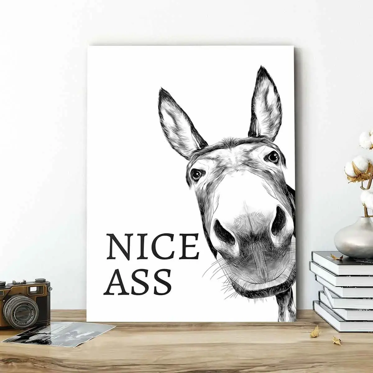 Unframed Canvas Wall Art, Vivid Expressions, Cute and Playful, Ideal for Bedroom, Home, Office, Church, Modern Decor