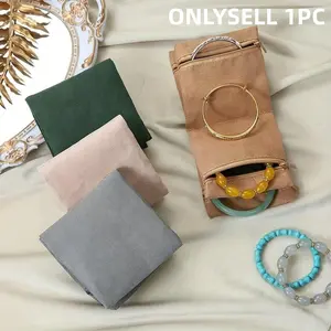 Women's Multi-Functional Storage Bag, Zipper Closure, Wallet Box, Portable Foldable Handbag, Lightweight Large Capacity, Simple Design