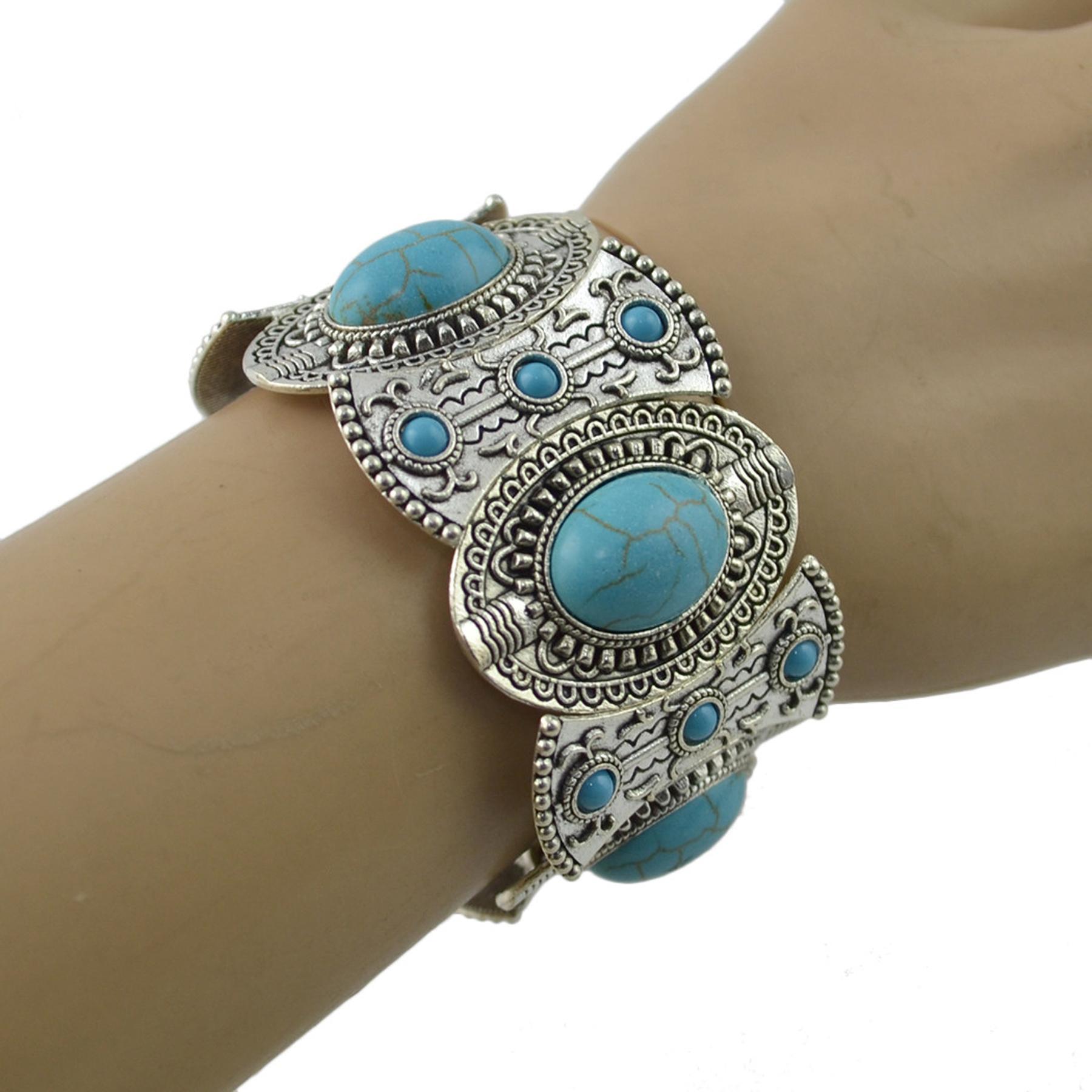 Traditional Kazakhstan Ethnic Coins Bracelet Hair Accessories  for Women Vintage Nepalese Tibetan Clothing Headwear Jewelry Set