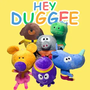 2026 hot itemNEW 2025 1-6pcs Hey Duggee plush toys Hi Dodge Plush Archie Kindergarten Doll Pillow Gift