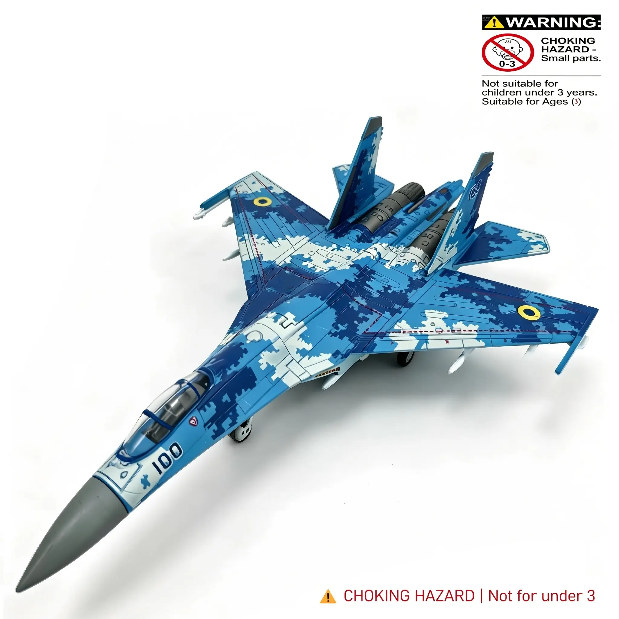 1:72 Su-27 Fighter Jet Plastic Model Kit, Unpainted Military Aircraft Toy, Hand Assembly, Collectible Warplane, Hobbyist Gift