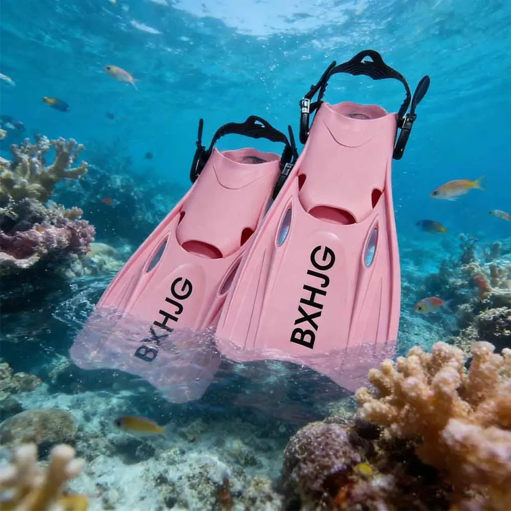 Adjustable Adult Frog Shoes, High-End Adjustable Foot Paddles, Long Swim Paddles for Adults and Kids, Comfortable Swimming Gear