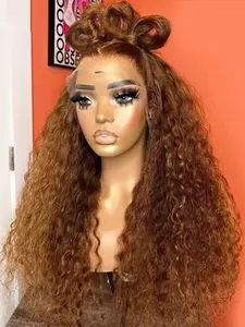 13x4x1 Lace Front Full Wig, Soft Glue-Free Wavy Hairpiece, 26 Inches Long, 180% Density, Heat-Resistant Fiber, All Seasons Use