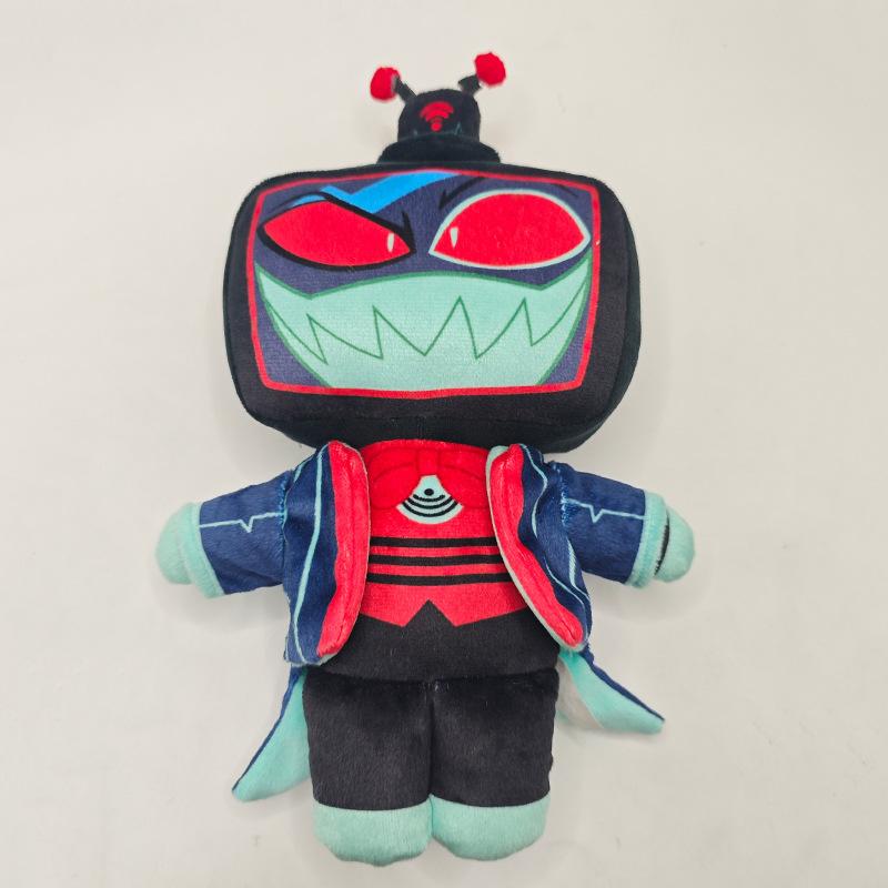 Hazbin Hotel S2 Villainous Vox Plush Toy Soft Stuffed Cartoon Doll Abstract Joint Flexible For Fans Movie TV Collectible Item