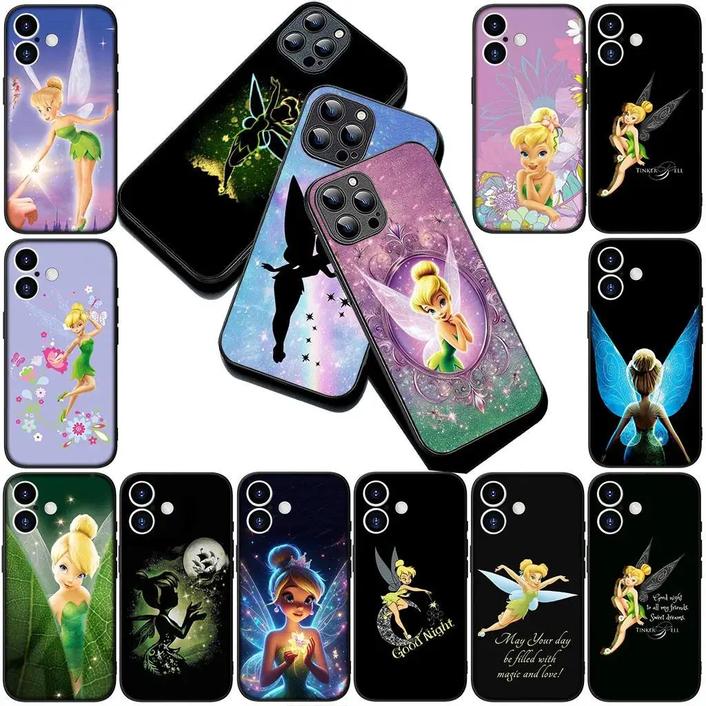 Colorful Personalized Princess Theme Tinker Bell Phone Case with Protection for iPhone 17,16,15,14,13,12,11, Pro, Max, Plus (iPhone Series Compatible), Animal, Accessories