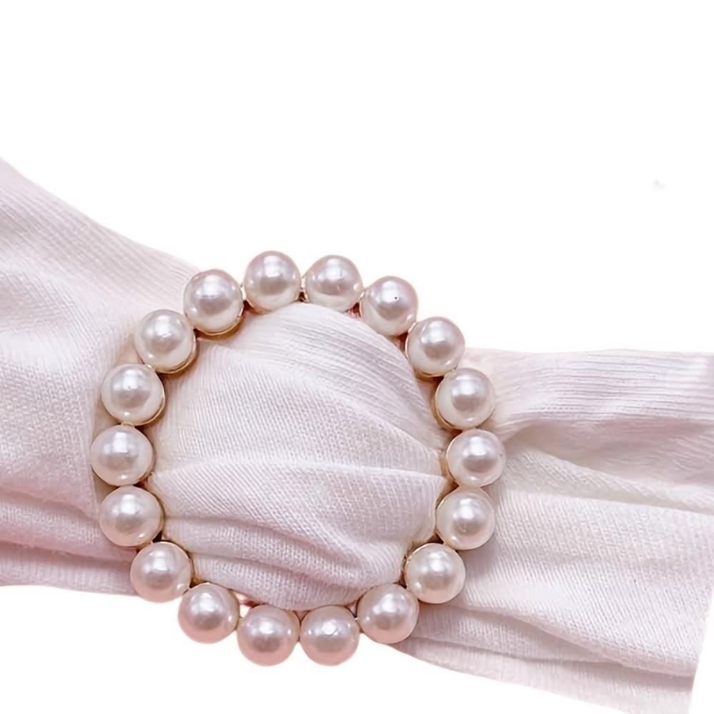 Artificial Pearl Brooch Set, 8 Counts/set Hollow Out Brooch for jackets, sweaters, DIY Clothing Accessories for Women & Girls