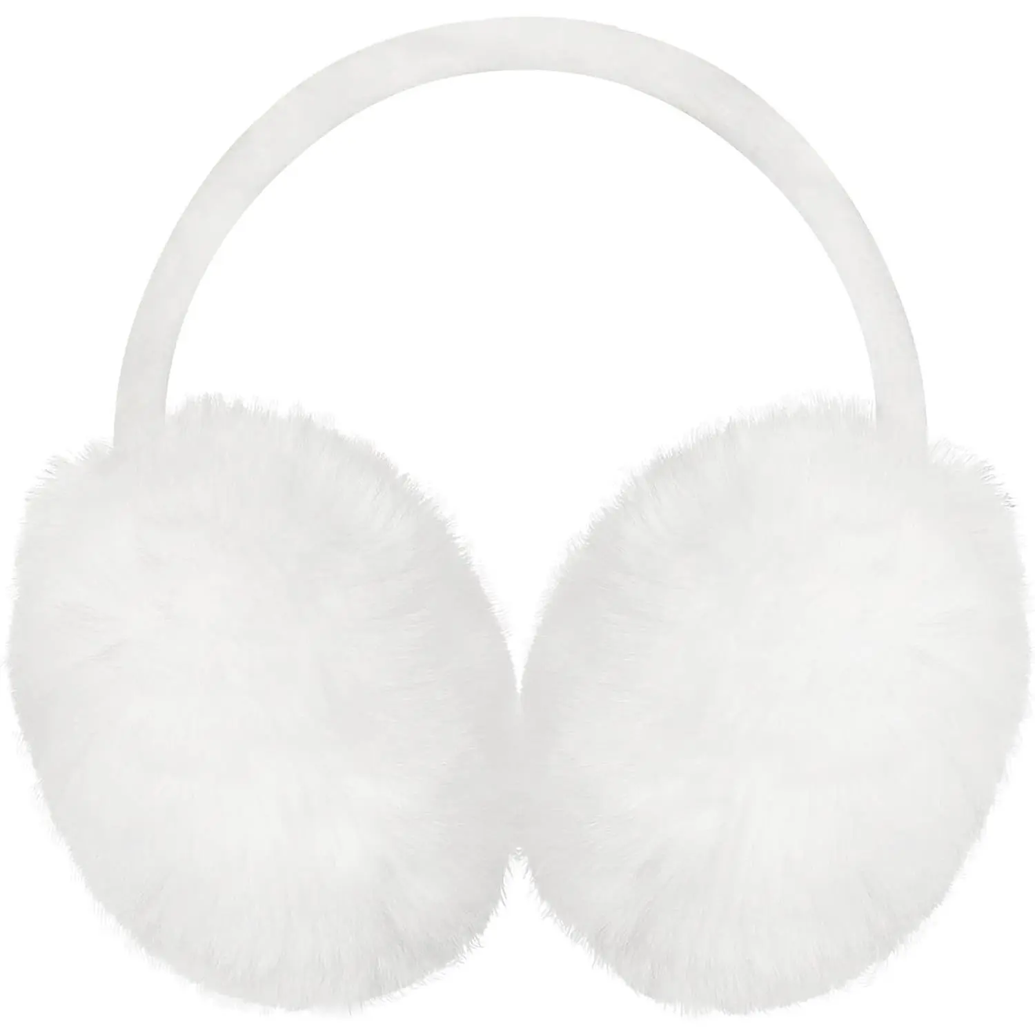 Ear Muffs Winter Women Girls Adjustable Faux Fur Ear Warmers Comfy Cute Fuzzy Earmuffs