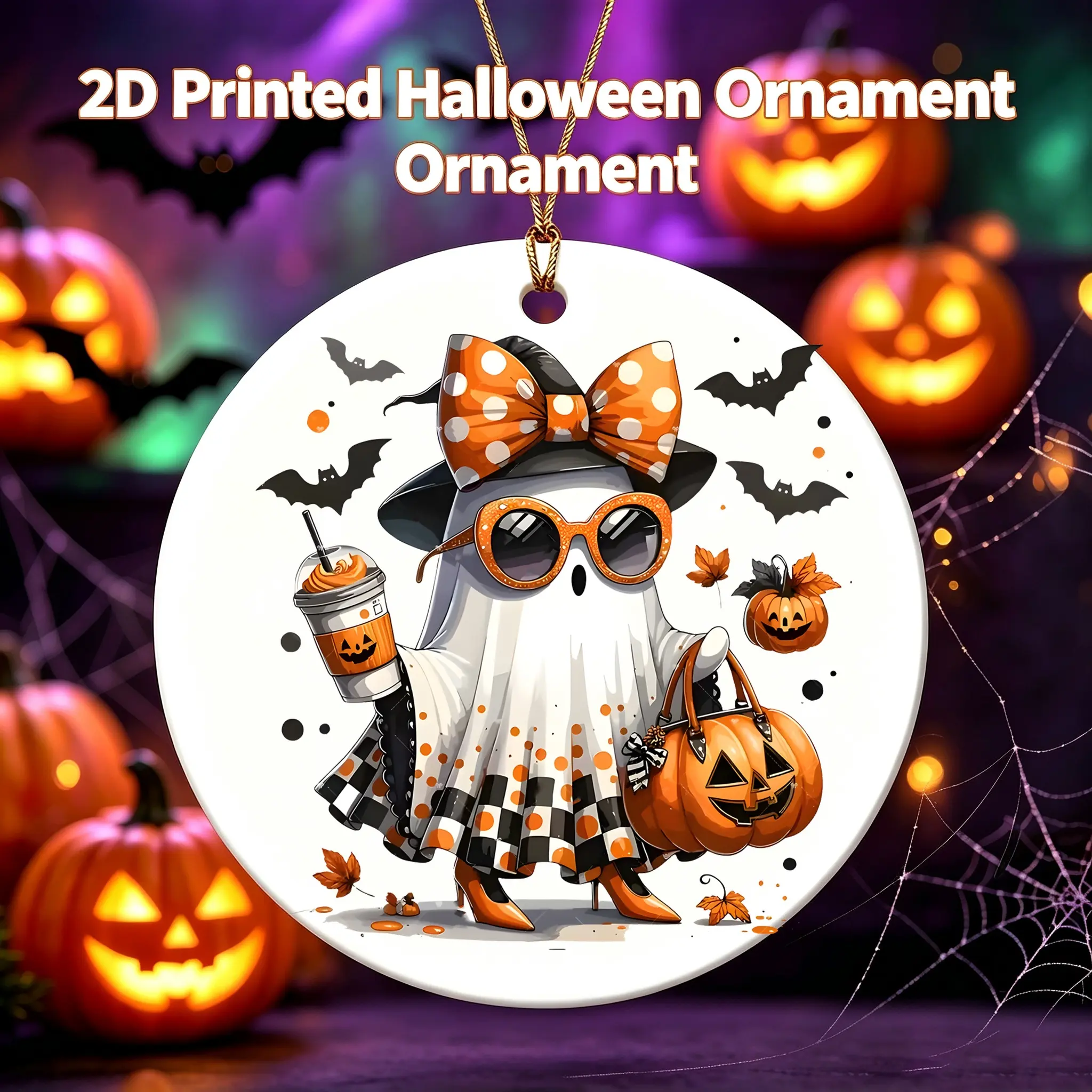 Funny Halloween Style Ceramic Ornament Frog Not In Jail Quote Design Ceramic Hanging Decoration For Holiday Home Party Decor 3 Inch