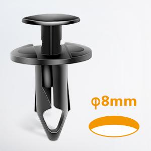 Nilight 100 Pcs Hole 8.6mm Car Push Retainer Clips Kits For GM Ford