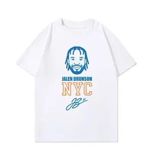 [  100% Cotton] Retro Jalen Brunson 11 'The Brunson Burner' Graphic For Knicks Nation, Knicks Basketball Fans Apparel, Brunson Burner Fans Basketball Streetwear Tee, Gift For Basketball Fan Graphic Tee