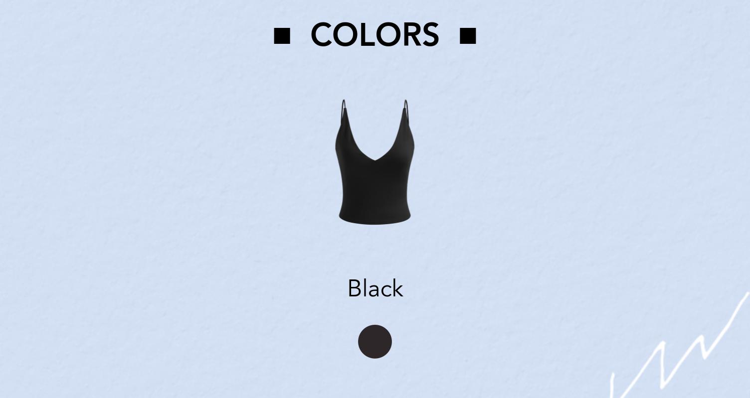 Cider [size 2-10] V-neck Solid Crop Cami Top