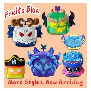 2026 hot itemNew Fruits Blox Plush Toys Anime Game Stuffed Toy Devil Fruit Horror Dolls Kids Birthday Gifts House Sofa Soft Fruit Pillow
