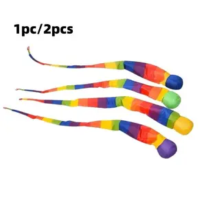 Rainbow Flow Star Throw Catch Ball, Sports Comet Toy, Indoor Outdoor Game Fun, Pet Interaction Toy, 1-2 Pieces